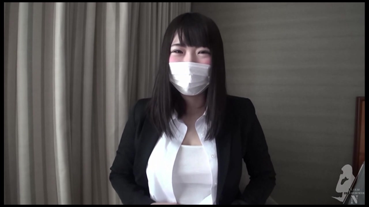 最高のFカップのおっぱいと美味しそうなお尻の、可愛い就活生のまゆちゃんに中出し! サンプル画像