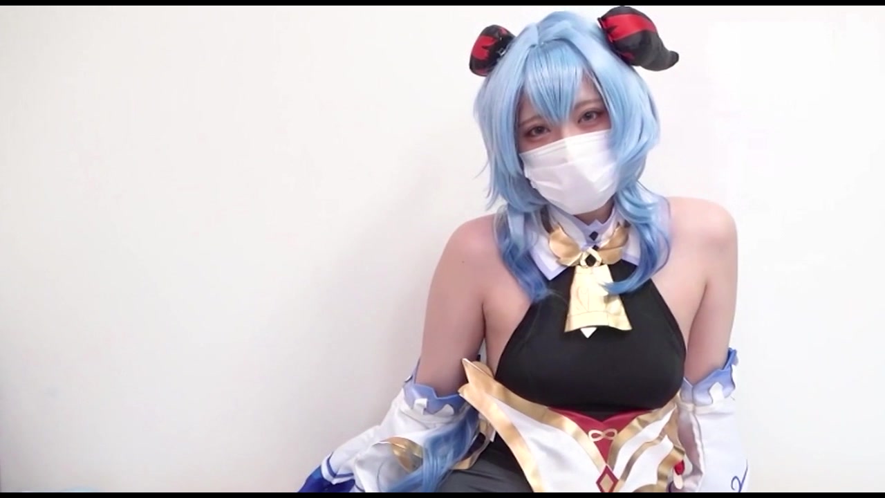 原ネ申の甘雨ちゃん！喉奥イラマとガン突きスパンキングでアヘ顔晒して汚く感じるJDレイヤーに生中出し！ サンプル画像