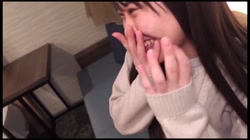 初撮影・顔出し！！道玄坂のカフェで働く20歳の童顔専門学生・・・可愛い顔してビックリする超感度抜群の若さ溢れる敏感体に2回連続膣内射精！！ サンプル画像1