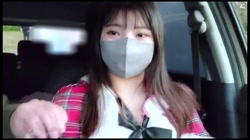 10代のスリムで猫顔の美乳スレンダー女の子とクリスマスデート。サンタコス着せて車で連れ回して聖なる夜に中出しプレゼント＋フェラ抜き♡メリクリ♡ サンプル画像0