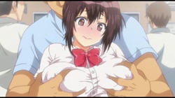 ヤれる子！電車エッチ ＃01 純情そうな○学生 (加工あり) サンプル画像2