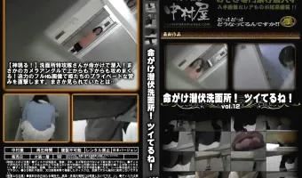 命がけ潜伏洗面所! ツイてるね! Vol.12