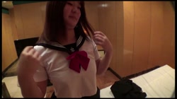 【顔出し・NTR】中出しにハマっちゃった外語学科パイパンＦカップ巨乳女子大生にセーラー服着せる変態セックス。再び妊娠しちゃうかもしれないくらい大量に種付けしました サンプル画像