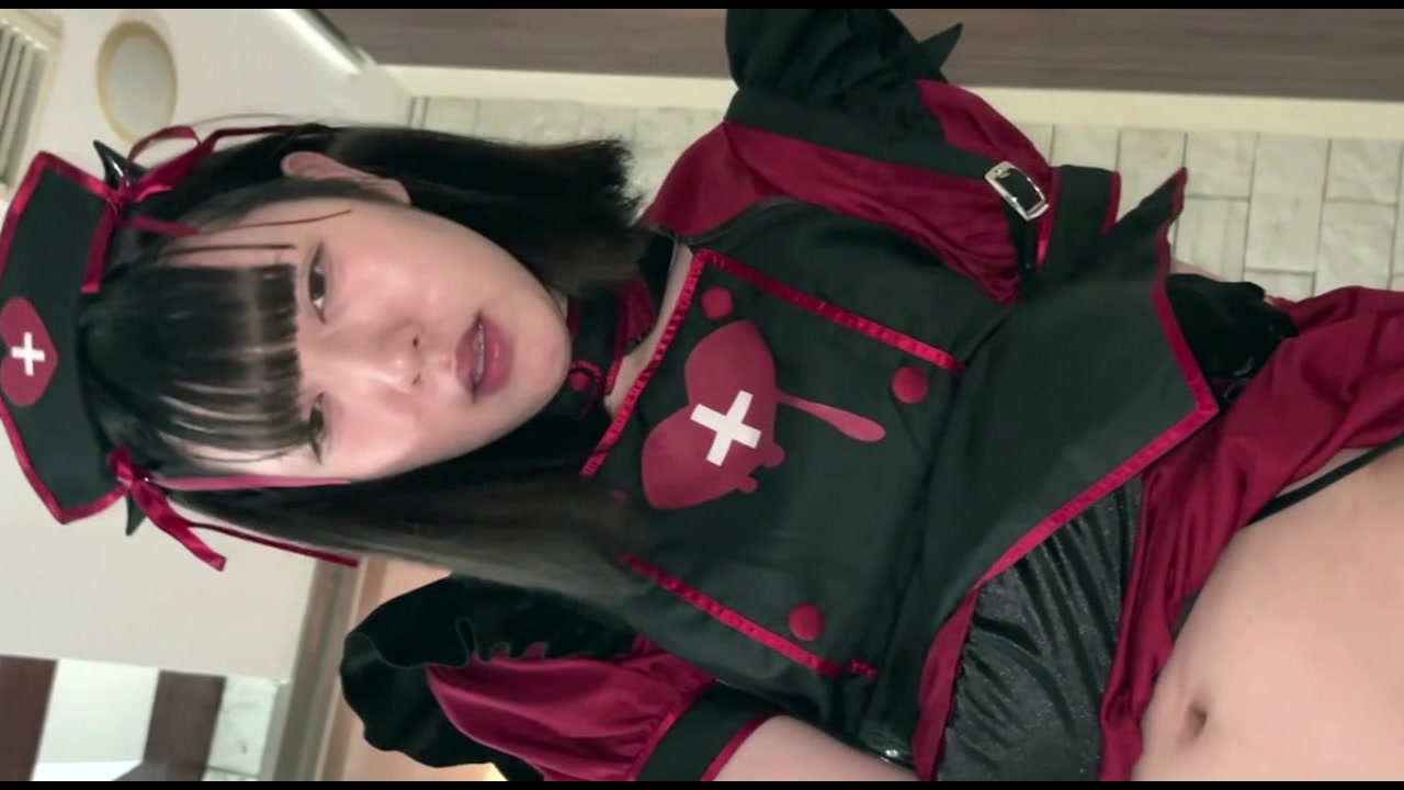 172cm美脚のあのコと、黒いエロナース服で踏まれてハメて中で出して サンプル画像