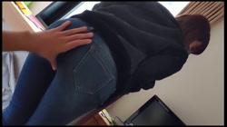 【無】高身長バイク女子連続中出し サンプル画像1