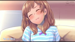 ゲームのターン待ちしてたらそのまま寝ちゃった子に… サンプル画像19
