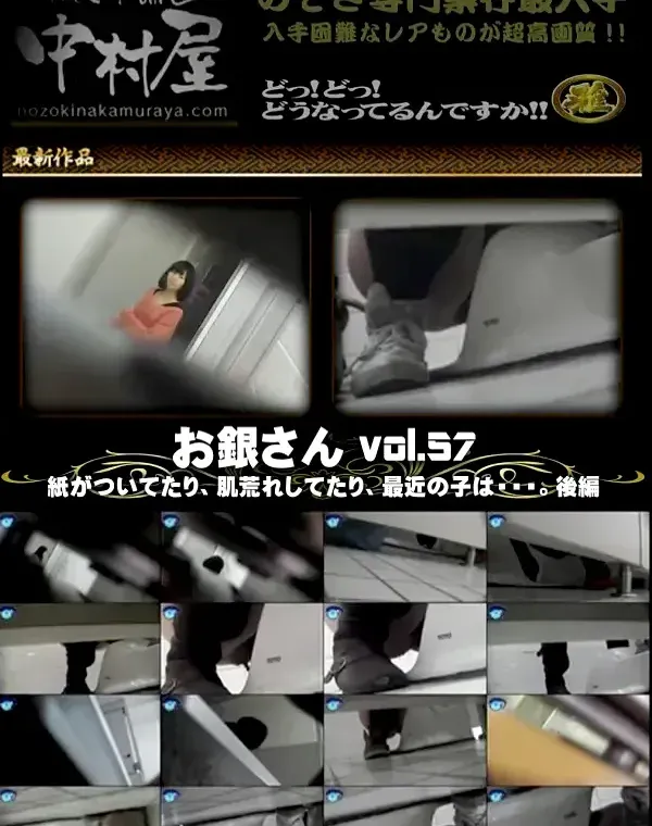 お銀さんの 洗面所突入レポート お銀 Vol.57 紙がついてたり 後編ダウンロード