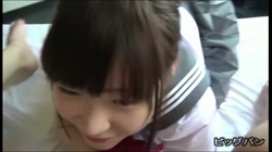 【個人撮影】顔出し ゆめ 19歳 セーラー服がとっても似合う女の子に規格外のデカチンを生ハメ大量中出し！！ サンプル画像