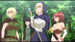 異世界ハーレム物語 第四話 疾風怒濤の5Pハーレムエッチ◆ 俺たちの戦いはこれからだ！ (加工あり) サンプル画像