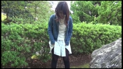 美乳・美尻・美脚が眩しいツンデレ美人受付嬢が人生初の野外露出&カーSEX その1 サンプル画像5