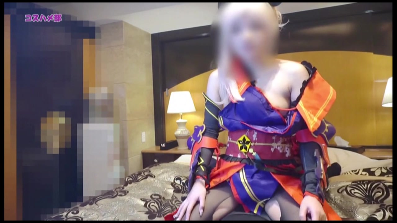 【スレンダー美脚レイヤー☆かなでちゃん】FGO武〇コスのスレンダー美脚レイヤーちゃん！中出しえっち編 サンプル画像15