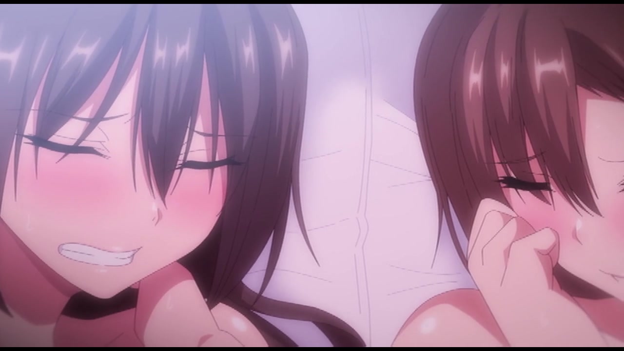 OVA巨乳が2人いないと勃起しない夫のために友達を連れてきた妻＃1セル版 サンプル画像