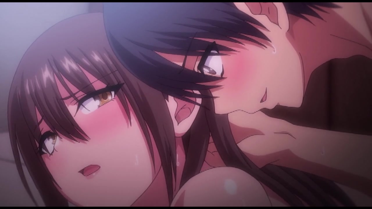 OVA巨乳が2人いないと勃起しない夫のために友達を連れてきた妻＃1セル版 サンプル画像