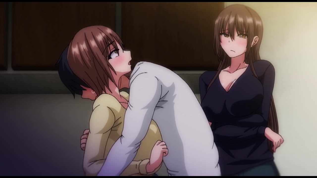 OVA巨乳が2人いないと勃起しない夫のために友達を連れてきた妻＃1セル版 サンプル画像