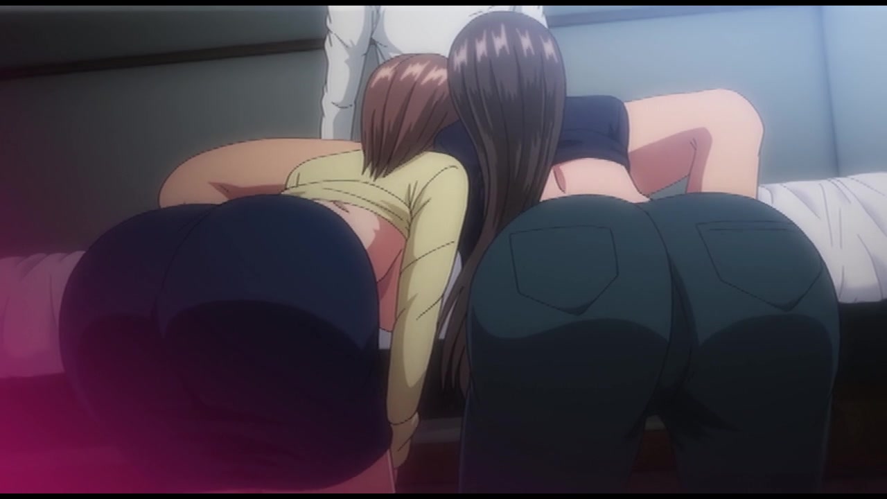 OVA巨乳が2人いないと勃起しない夫のために友達を連れてきた妻＃1セル版 サンプル画像