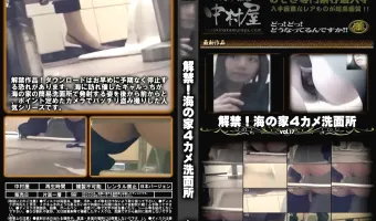 解禁 海の家4カメ洗面所 Vol.17