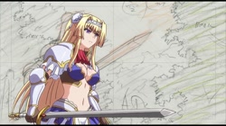 黒獣～気高き聖女は白濁に染まる～ 戦慄の乱交劇 高潔な姫騎士の白い柔肌に食い込むのは、怒張した切先 編 (加工あり) サンプル画像