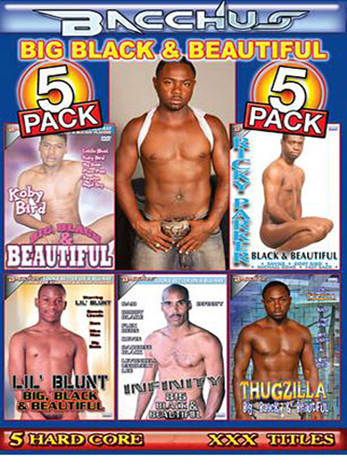 5 Pk Big Black & Beautiful (5 DVD Set) サンプル画像