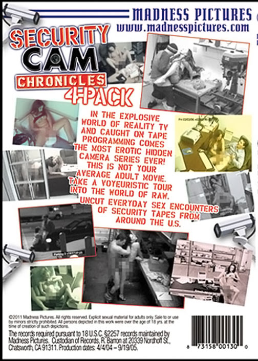 Security Cam Chronicles 4 Pack (4 DVD Set) サンプル画像