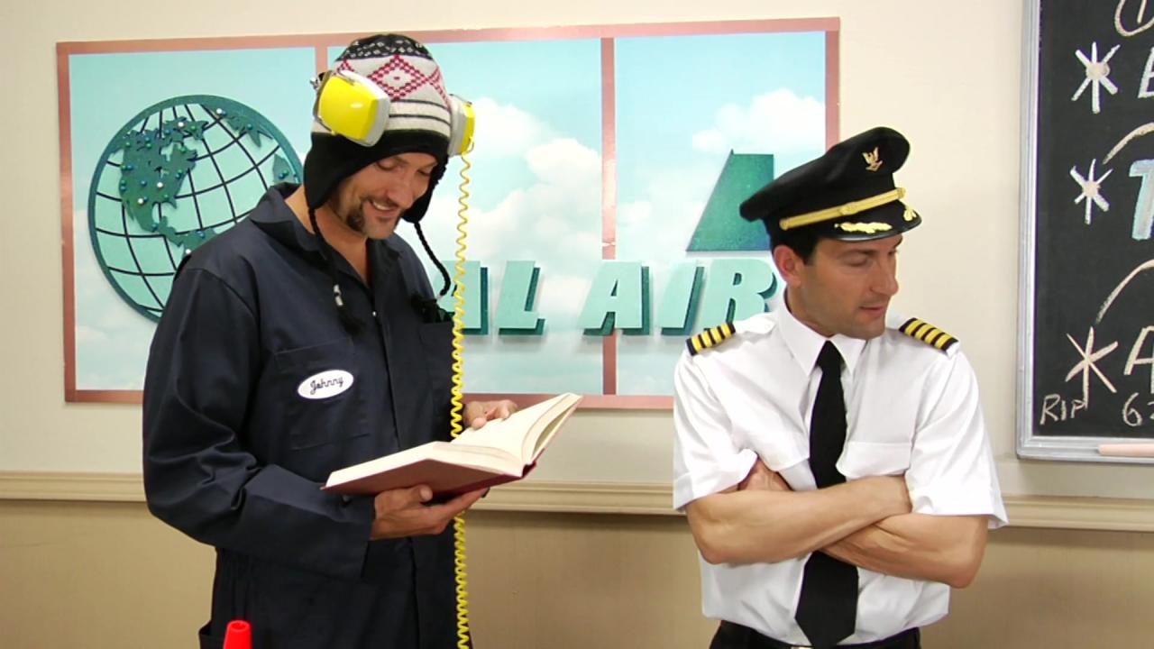Not Airplane XXX - Cockpit Cuties サンプル画像1