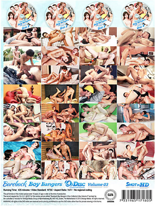 Bareback Boy Bangers Vol.3 (4-Disc Set) サンプル画像