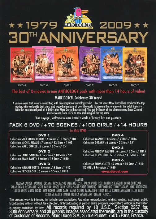 Marc Dorcel 30th Anniversary (6 DVD Set) サンプル画像