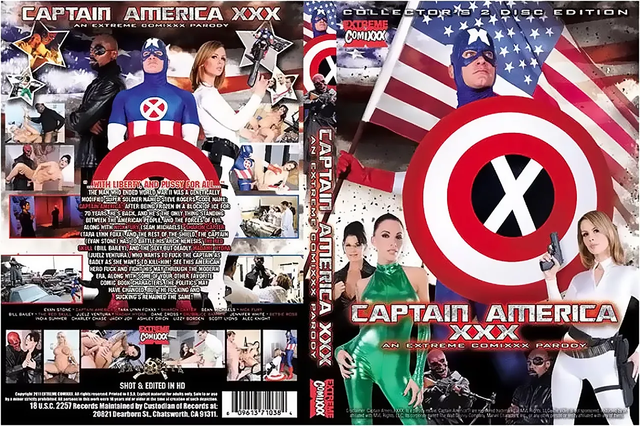 キャプテンアメリカXXX（2 DVDセット）