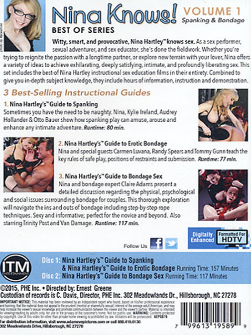 Nina Knows! Best Of Series: Spanking & Bondage (2 DVD Set) サンプル画像