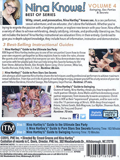 Nina Knows! Best Of Series 4: Swinging, Sex Parties & Secrets (2 Disc Set) サンプル画像