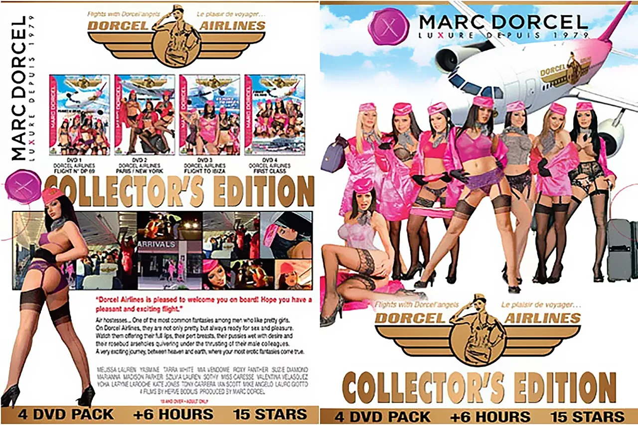 Dorcel Airlines Collector's Edition 4 DVD Pack（4 DVDセット）