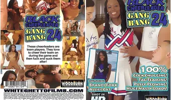 Black Cheerleader Gang Bang 24