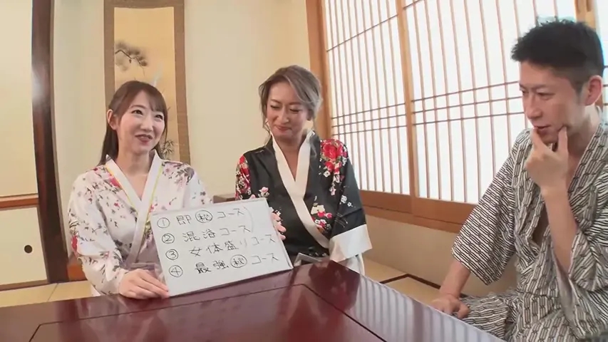 ラフォーレ ガール LLDV 144 2人組の泡姫 ～ソープ嬢がマットを使った極上エロ奉仕！～ : 白川麻衣, 石川さとみ, 玲奈, 村上ことの サンプル画像