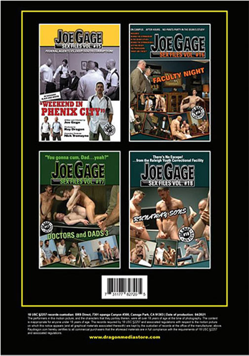 Joe Gage Sex Files 15-18 (4 DVD Set) サンプル画像