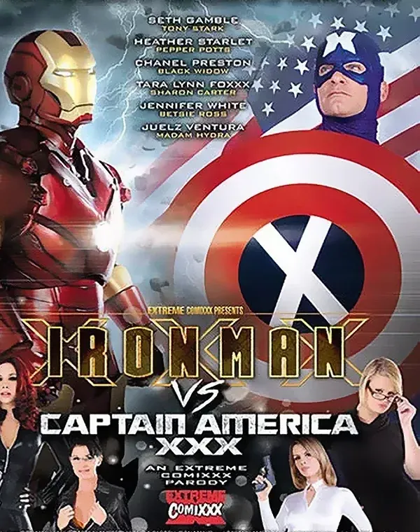 アイアンマンvsキャプテンアメリカXXX：アンエクストリームコミxxxパロディー（2 DVDセット）