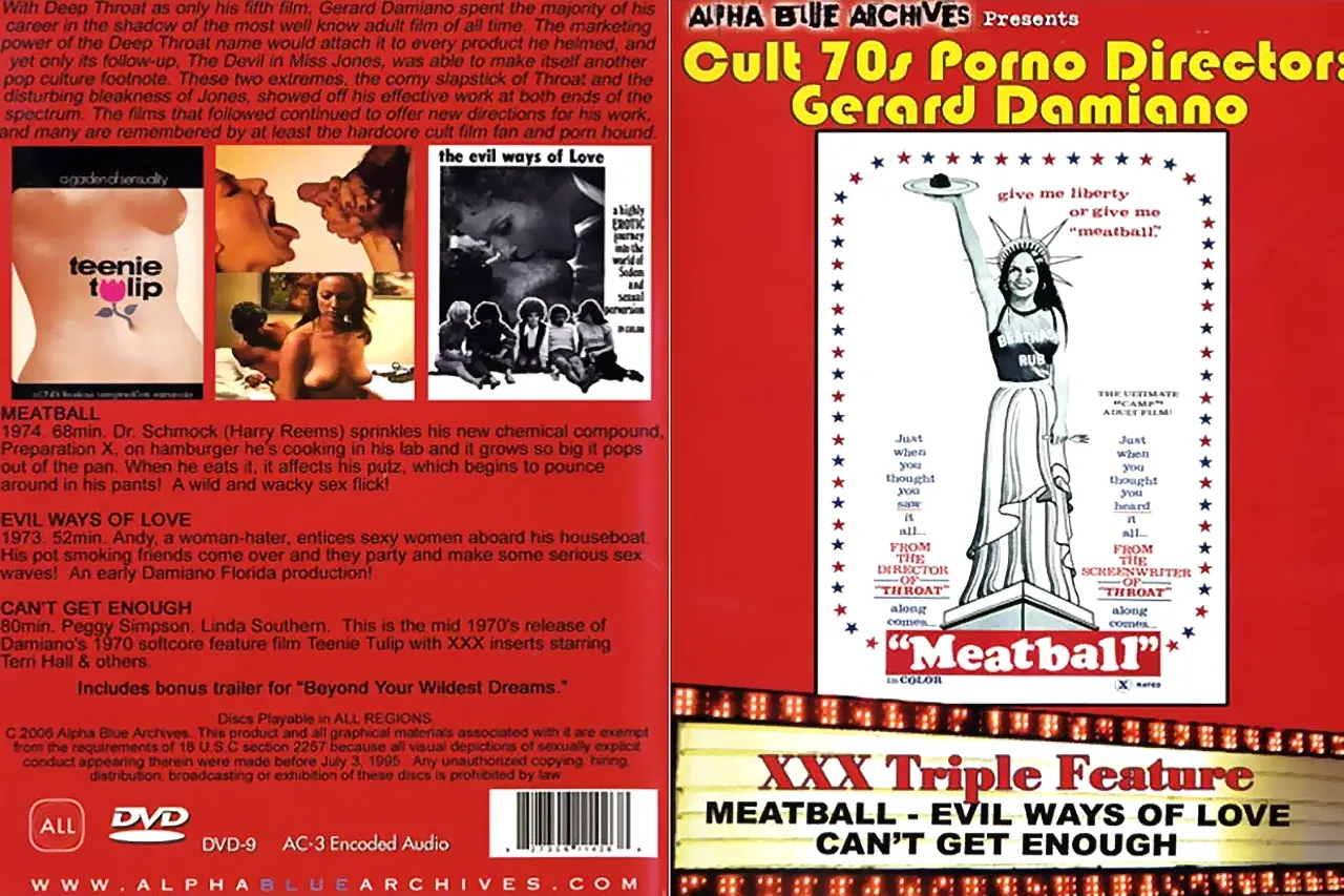 Cult 70s Porno Director: Gerard Damiano Triple Feature