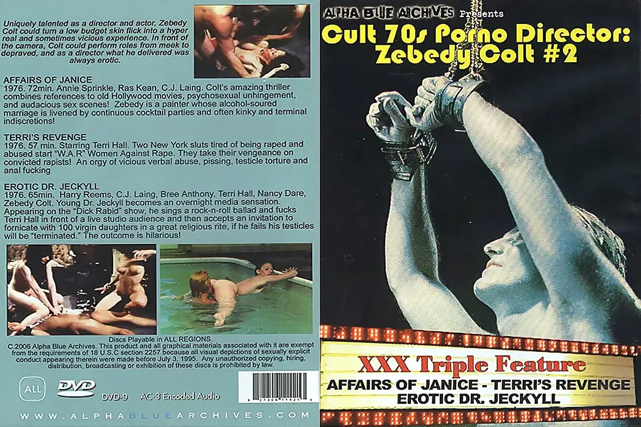 Cult 70s Porno Director: Zebedy Colt Triple Feature 2