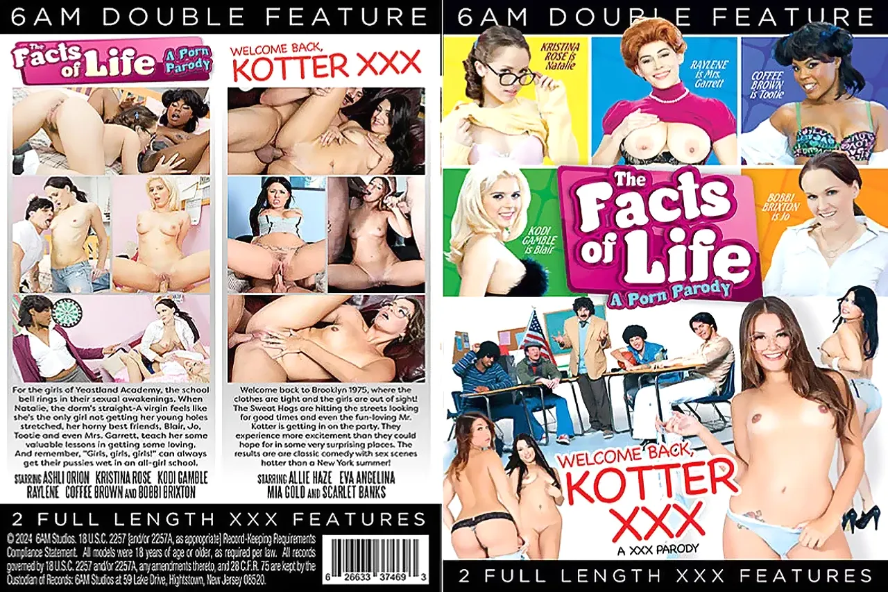 6Am Double Feature: The Facts Of Life A Porn Parody & Welcome Back Kotter XXX