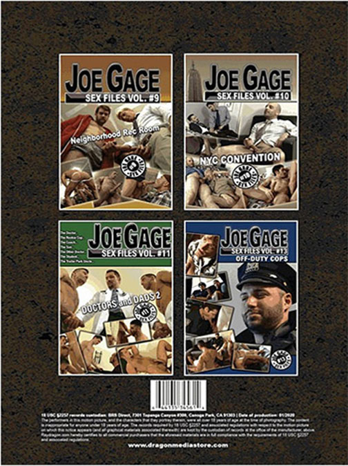 Joe Gage Sex Files 9-13 (4 DVD Set) サンプル画像